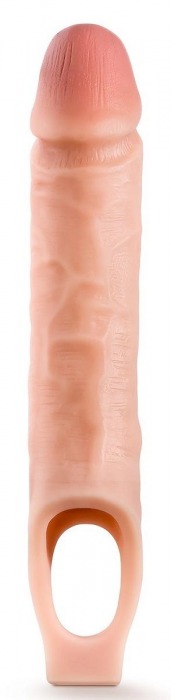Телесная насадка на пенис 10 Inch Cock Sheath Extender - 25 см. - Blush Novelties - в Мурманске купить с доставкой