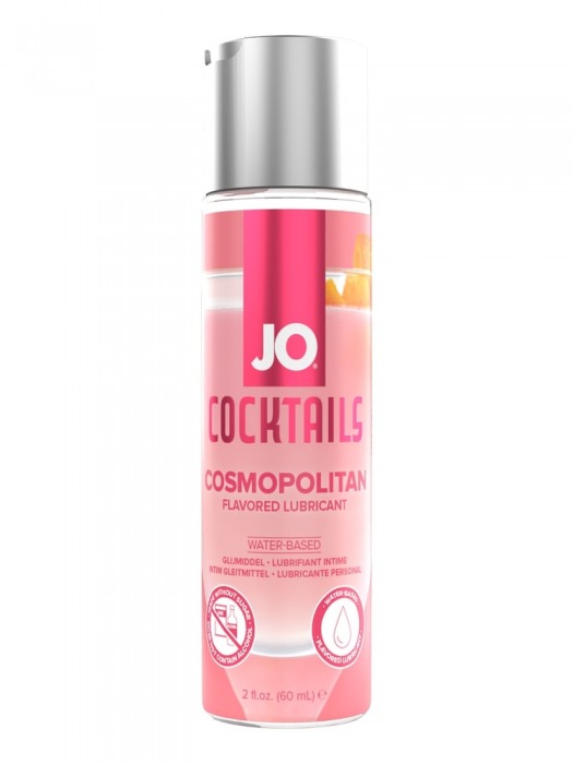 Вкусовой лубрикант на водной основе JO Cocktails Cosmopolitan - 60 мл. - System JO - купить с доставкой в Мурманске