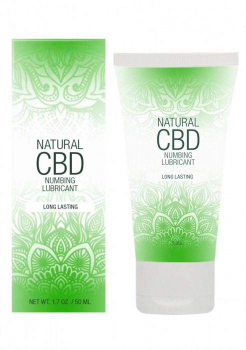 Лубрикант с пролонгирующим эффектом Natural CBD Numbing Lubricant - 50 мл. - Shots Media BV - купить с доставкой в Мурманске