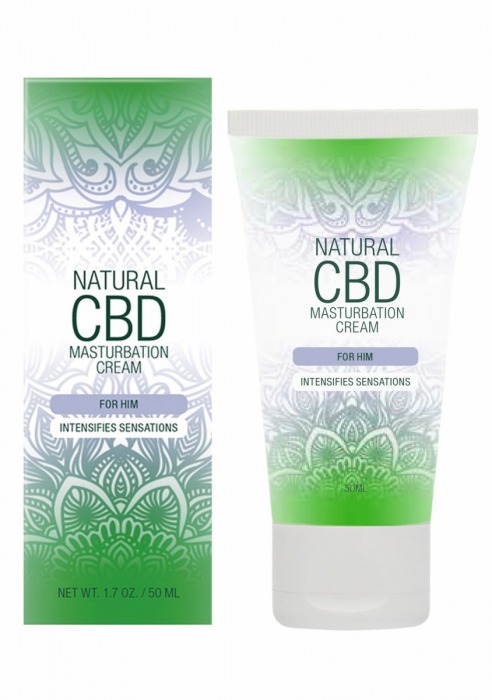 Крем для мастурбации для мужчин Natural CBD Masturbation Cream For Him - 50 мл. - Shots Media BV - купить с доставкой в Мурманске