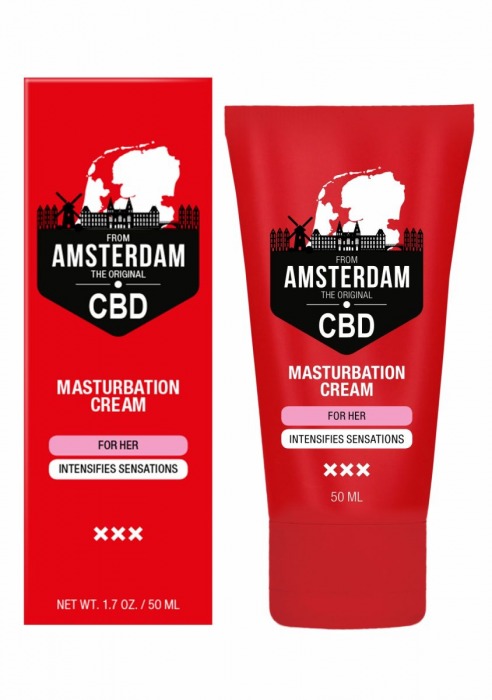 Крем для мастурбации для женщин CBD from Amsterdam Masturbation Cream For Her - 50 мл. - Shots Media BV - купить с доставкой в Мурманске