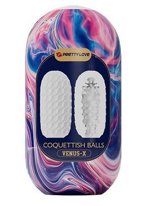 Мастурбатор в форме яйца Coquettish Balls - Baile - в Мурманске купить с доставкой