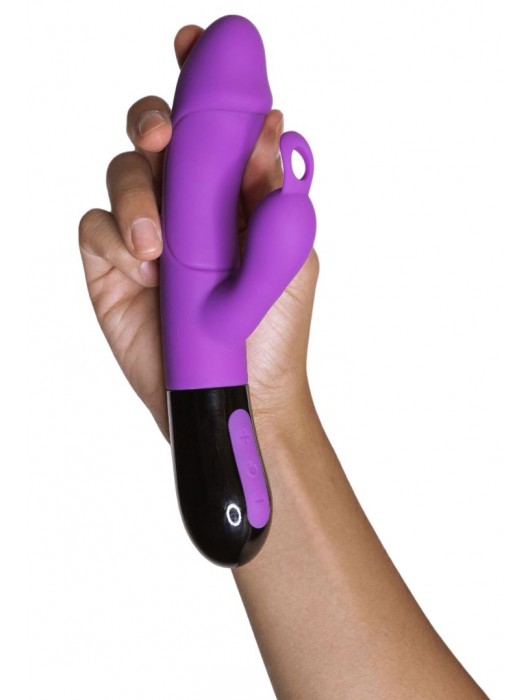 Фиолетовый вибратор-кролик Ares 2.0 - 20,6 см. - Adrien Lastic