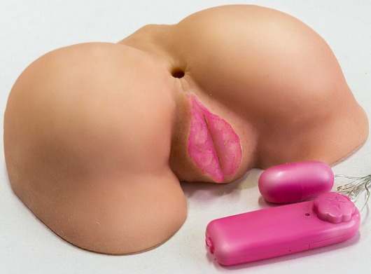 Вибровагина с двумя отверстиями и с выносным пультом - LOVETOY (А-Полимер) - в Мурманске купить с доставкой