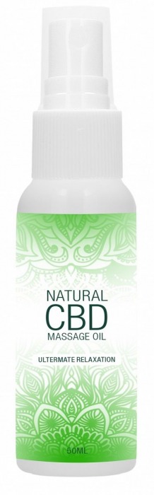 Массажное масло Natural CBD Massage Oil - 50 мл. - Shots Media BV - купить с доставкой в Мурманске