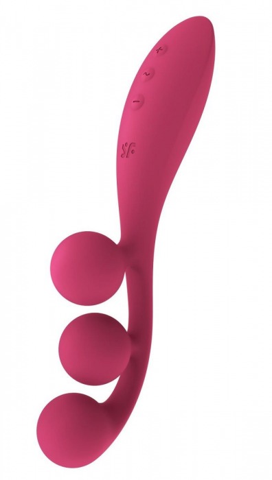 Розовый тройной вибромассажёр Tri Ball 1 - Satisfyer