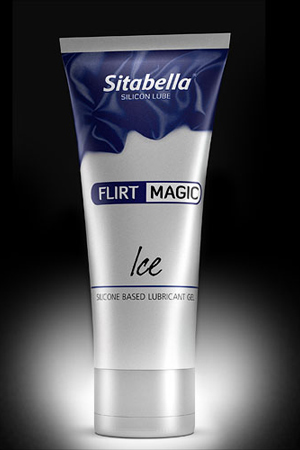 Силиконовая гель-смазка FLIRT MAGIC Ice с лёгким пролонгирующим эффектом - 75 мл. - Sitabella - купить с доставкой в Мурманске