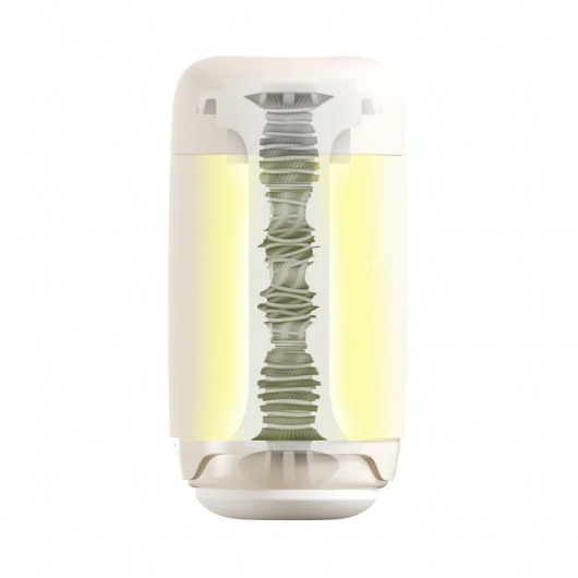 Бежевый мастурбатор Tenga Puffy - Tenga - в Мурманске купить с доставкой