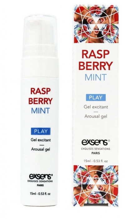 Возбуждающий гель Raspberry Mint с ароматом малины и мяты - 15 мл. - Exsens - купить с доставкой в Мурманске