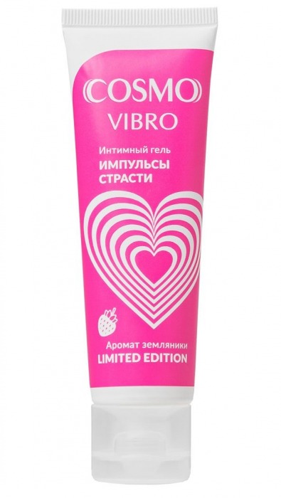 Возбуждающий гель на водно-силиконовой основе Cosmo Vibro с ароматом земляники - 50 гр. - Биоритм - купить с доставкой в Мурманске