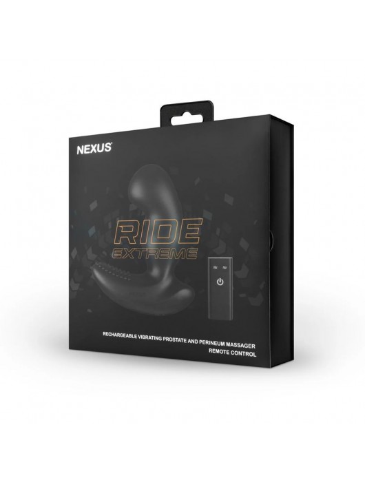 Черный вибромассажер простаты Nexus Ride Extreme - 14,1 см. - Nexus Range - в Мурманске купить с доставкой