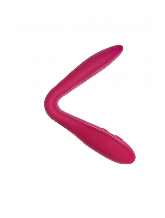 Бордовый многофункциональный вибратор Caberna - ToyFa