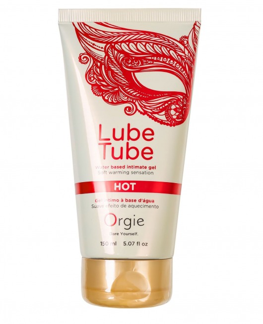 Интимный гель на водной основе Lube Tube Hot с разогревающим эффектом - 150 мл. - ORGIE - купить с доставкой в Мурманске