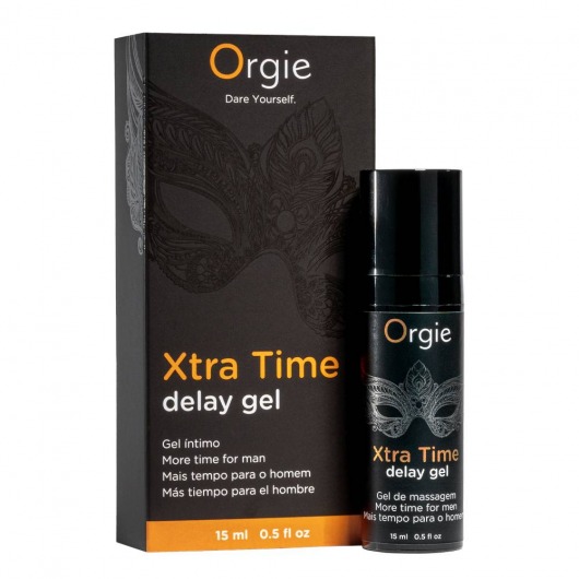 Продлевающий гель Orgie Xtra Time Delay Gel - 15 мл. - ORGIE - купить с доставкой в Мурманске