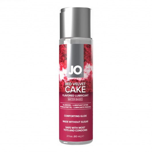 Лубрикант на водной основе JO H2O Red Velvet Cake Flavored Lubricant - 60 мл. - System JO - купить с доставкой в Мурманске