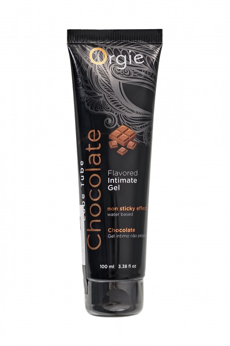 Интимный гель на водной основе Lube Tube Chocolate с шоколадным вкусом - 100 мл. - ORGIE - купить с доставкой в Мурманске