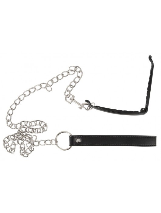 Зажим для половых губ с поводком Pussy Clamp With A Leash - Orion - купить с доставкой в Мурманске