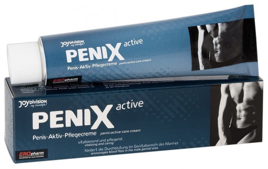 Возбуждающий крем для мужчин PeniX active - 75 мл. - Joy Division - купить с доставкой в Мурманске