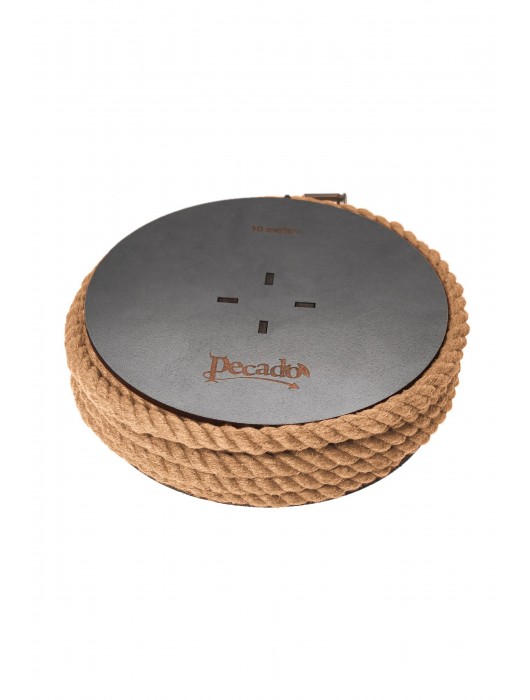 Джутовая веревка для шибари на катушке - 10 м. - Pecado - купить с доставкой в Мурманске