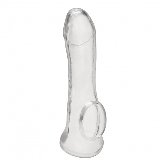 Прозрачная насадка на пенис Transparent Penis Enhancing Sleeve Extension - 15,9 см. - BlueLine - в Мурманске купить с доставкой