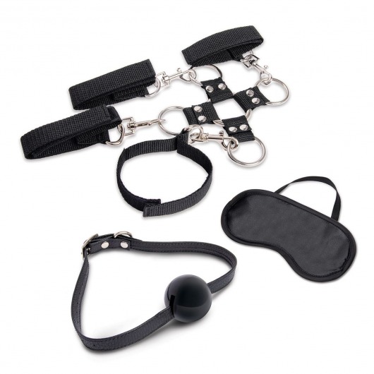 Набор для фиксации из 7 предметов Hogtie   Ball Gag Kit - Lux Fetish - купить с доставкой в Мурманске