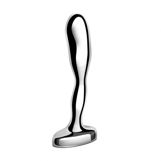 Стальной стимулятор простаты Stainless Steel Prostate Plug - 11,5 см. - b-Vibe - в Мурманске купить с доставкой