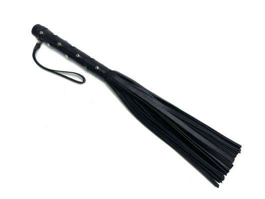 Кожаная плеть «Звездное небо» - 43 см. - БДСМ Арсенал - купить с доставкой в Мурманске