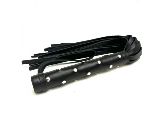 Кожаная плеть «Звездное небо» - 43 см. - БДСМ Арсенал - купить с доставкой в Мурманске