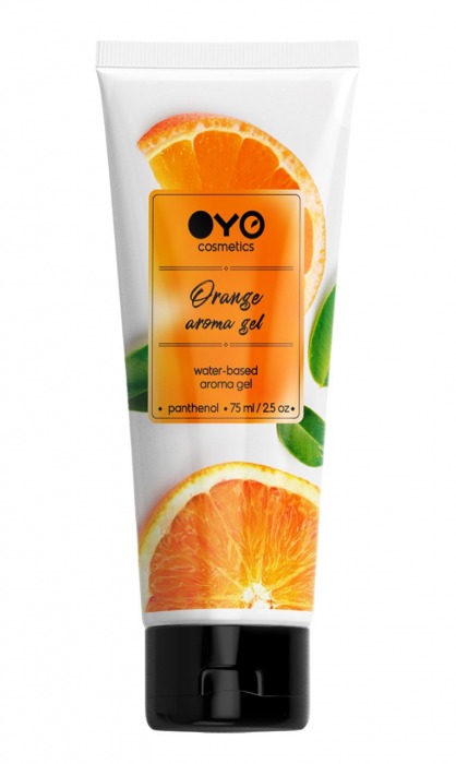 Лубрикант на водной основе OYO Aroma Gel Orange с ароматом апельсина - 75 мл. - OYO - купить с доставкой в Мурманске