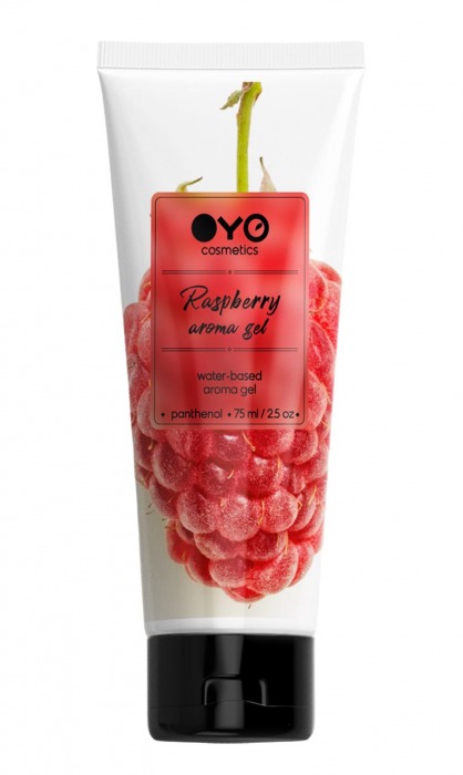 Лубрикант на водной основе OYO Aroma Gel Raspberry с ароматом малины - 75 мл. - OYO - купить с доставкой в Мурманске