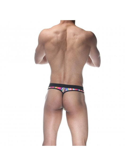 Мужские трусы-стринги с принтом в виде мазков краски - Don Moris купить с доставкой