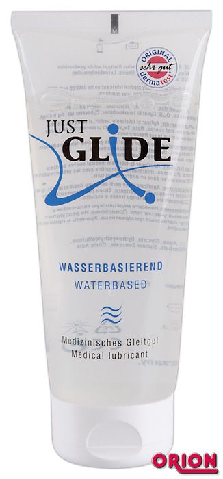 Вагинальная смазка на водной основе JUSTGLIDE - 200 мл. - Orion - купить с доставкой в Мурманске