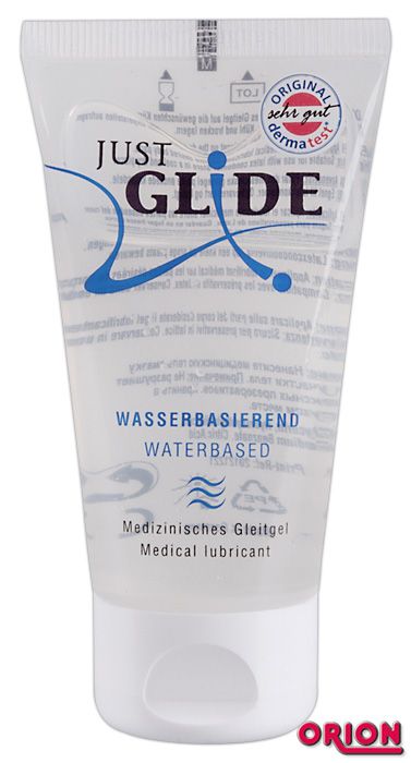 Вагинальная смазка на водной основе JUSTGLIDE - 50 мл. - Orion - купить с доставкой в Мурманске