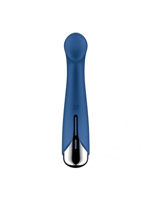 Синий вибратор для G-стимуляции Spinning G-Spot 1 - 17 см. - Satisfyer