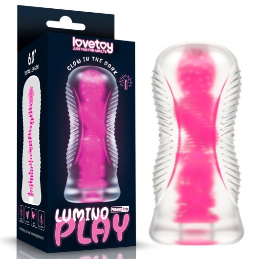 Светящийся в темноте мастурбатор 6.0 Lumino Play Masturbator - Lovetoy - в Мурманске купить с доставкой