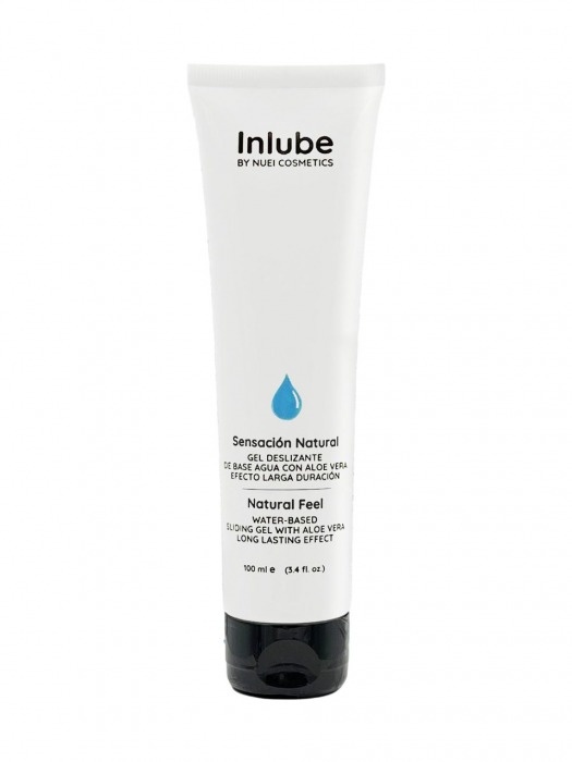 Интимный лубрикант с алоэ вера Inlube Natural Feel - 100 мл. - Nuei cosmetics - купить с доставкой в Мурманске