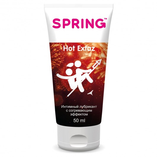 Согревающие интимный лубрикант Spring Hot Extaz - 50 мл. - SPRING - купить с доставкой в Мурманске