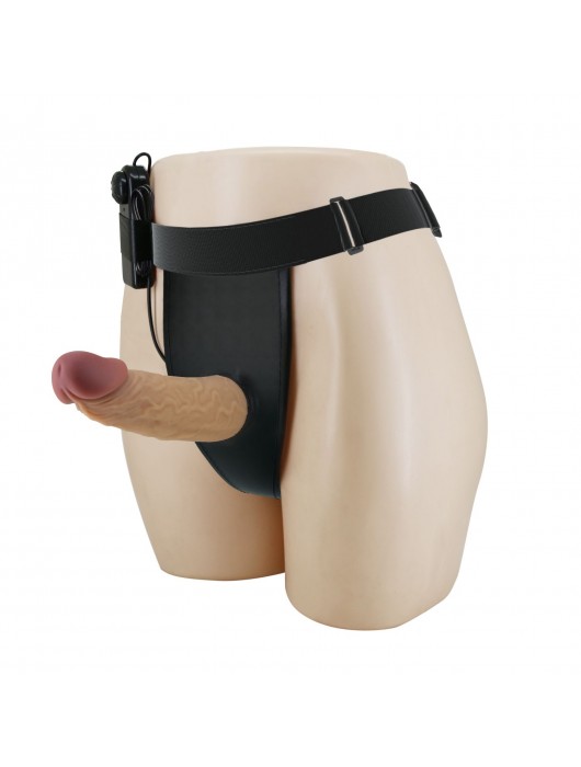 Полый вибрострапон на регулируемых трусиках Draven - 17,5 см. - Baile - купить с доставкой в Мурманске