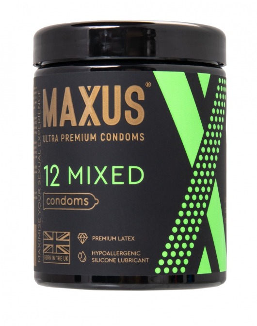 Презервативы MAXUS Mixed - 12 шт. - Maxus - купить с доставкой в Мурманске