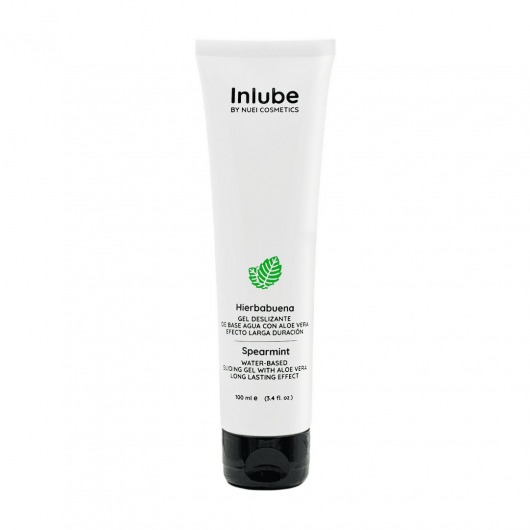Водный лубрикант Nuei Inlube с алоэ вера и ароматом мяты - 100 мл. - Nuei cosmetics - купить с доставкой в Мурманске