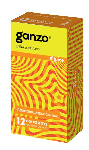 Ароматизированные презервативы Ganzo Juice - 12 шт. - Ganzo - купить с доставкой в Мурманске