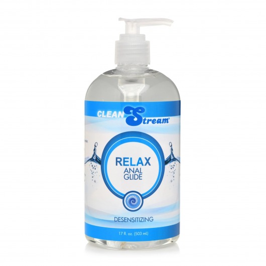 Анальный лубрикант на водной основе Relax Desensitizing Anal Lube - 503 мл. - XR Brands - купить с доставкой в Мурманске