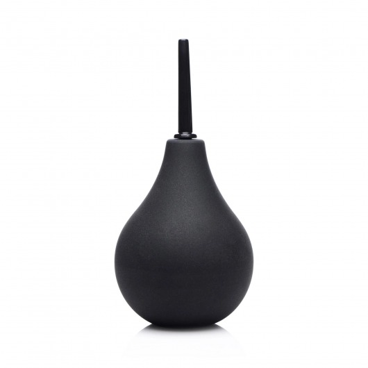 Черный анальный душ Thin Tip Enema Bulb - XR Brands - купить с доставкой в Мурманске
