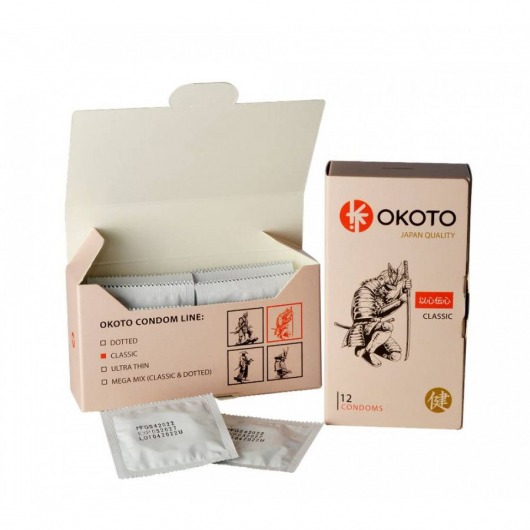 Презервативы OKOTO Classic - 12 шт. - Sitabella - купить с доставкой в Мурманске