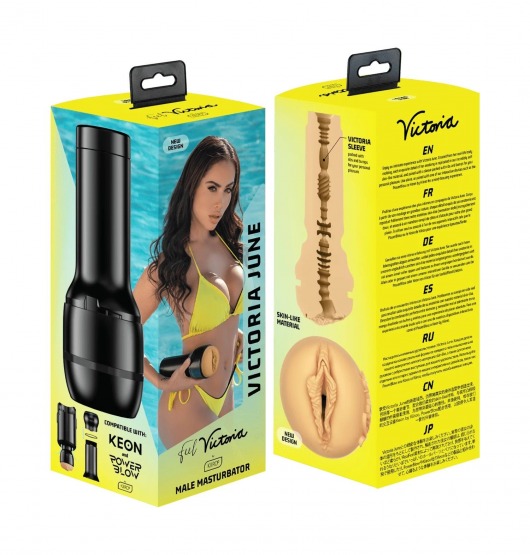 Мастурбатор-вагина FeelVictoria Stroker - Kiiroo - в Мурманске купить с доставкой