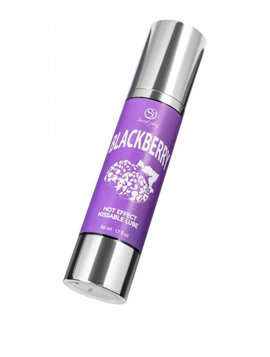 Массажное масло 2-в-1 Blackberry Hot Effect с разогревающим эффектом и вкусом ежевики - 50 мл. - Secret Play - купить с доставкой в Мурманске