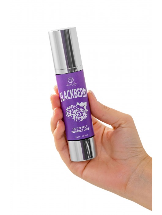 Массажное масло 2-в-1 Blackberry Hot Effect с разогревающим эффектом и вкусом ежевики - 50 мл. - Secret Play - купить с доставкой в Мурманске