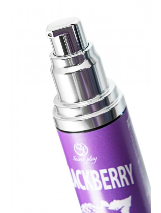 Массажное масло 2-в-1 Blackberry Hot Effect с разогревающим эффектом и вкусом ежевики - 50 мл. - Secret Play - купить с доставкой в Мурманске