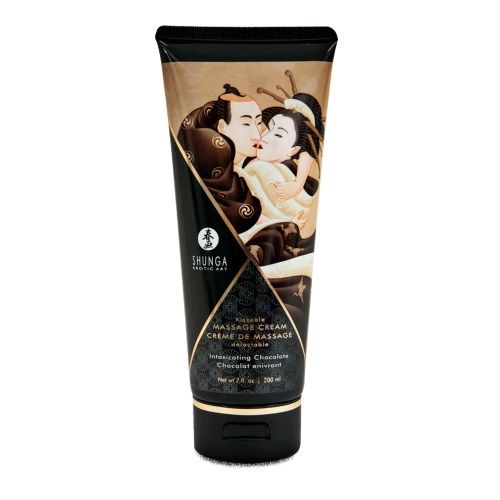Массажный крем для тела с ароматом шоколада Intoxicating Chocolate - 200 мл. - Shunga - купить с доставкой в Мурманске