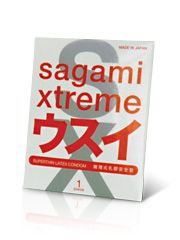 Ультратонкий презерватив Sagami Xtreme SUPERTHIN - 1 шт. - Sagami - купить с доставкой в Мурманске